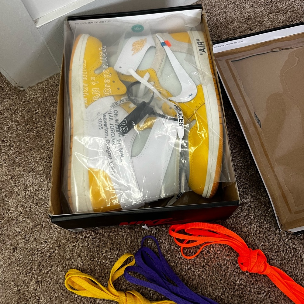 Men air Jordan 1 X OFF-WHITE